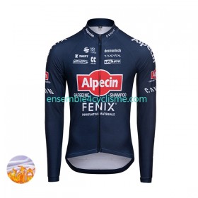 Maillot Cyclisme Hiver Thermal Fleece 2022 Alpecin-Deceuninck N001